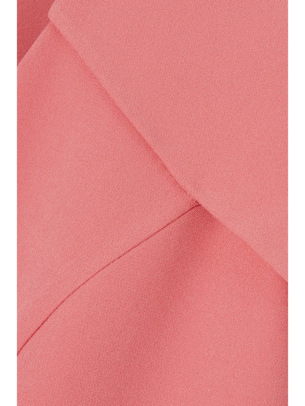 Close-up detail of the Safiyaa Ginka Cape-effect Strech-crepe Midi Dress