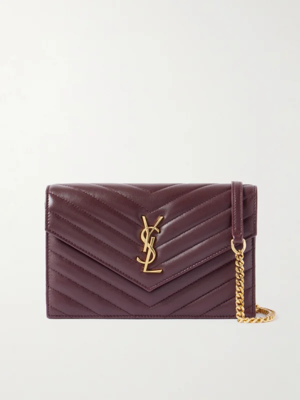 Saint Laurent Cassandre Matelassé Leather Shoulder Bag