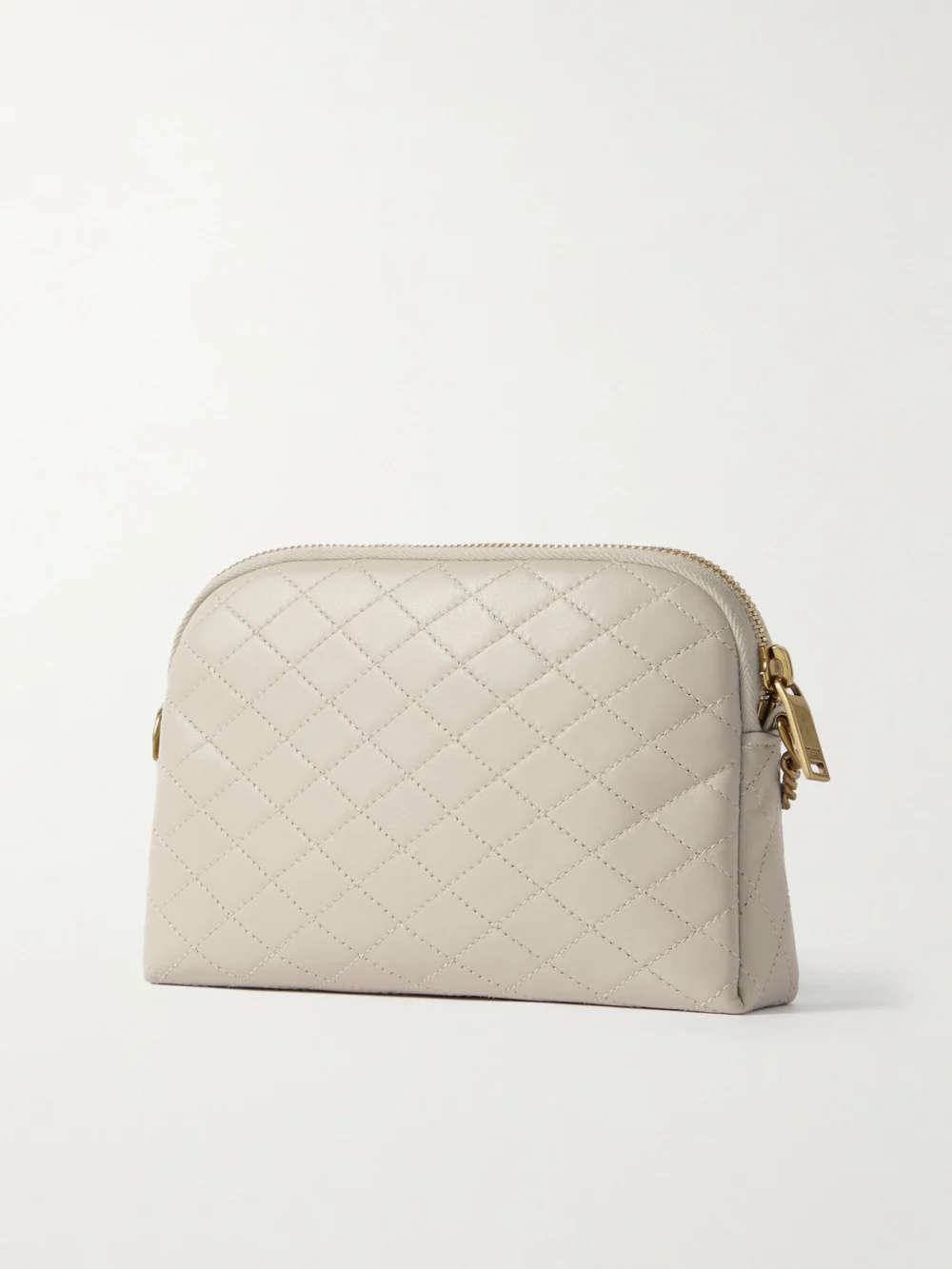 Back view of the Saint Laurent Gaby Medium Quilted Leather Shoulder Bag