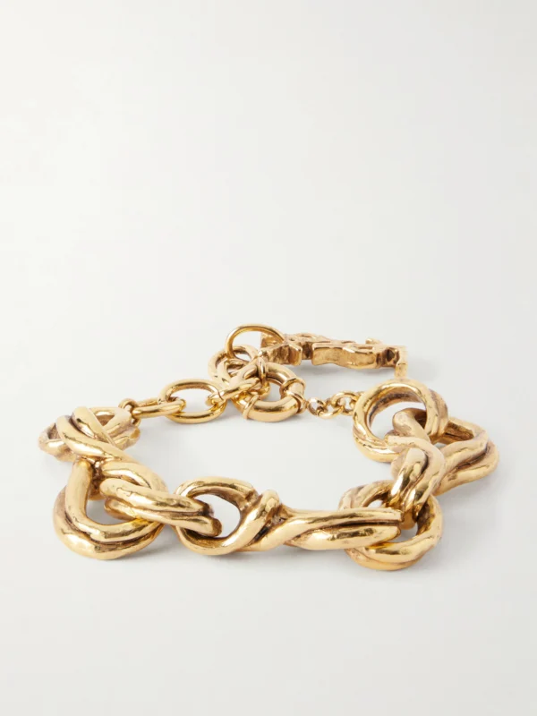 Saint Laurent Gold-tone Bracelet