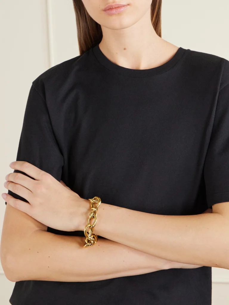 Saint Laurent Gold-tone Bracelet