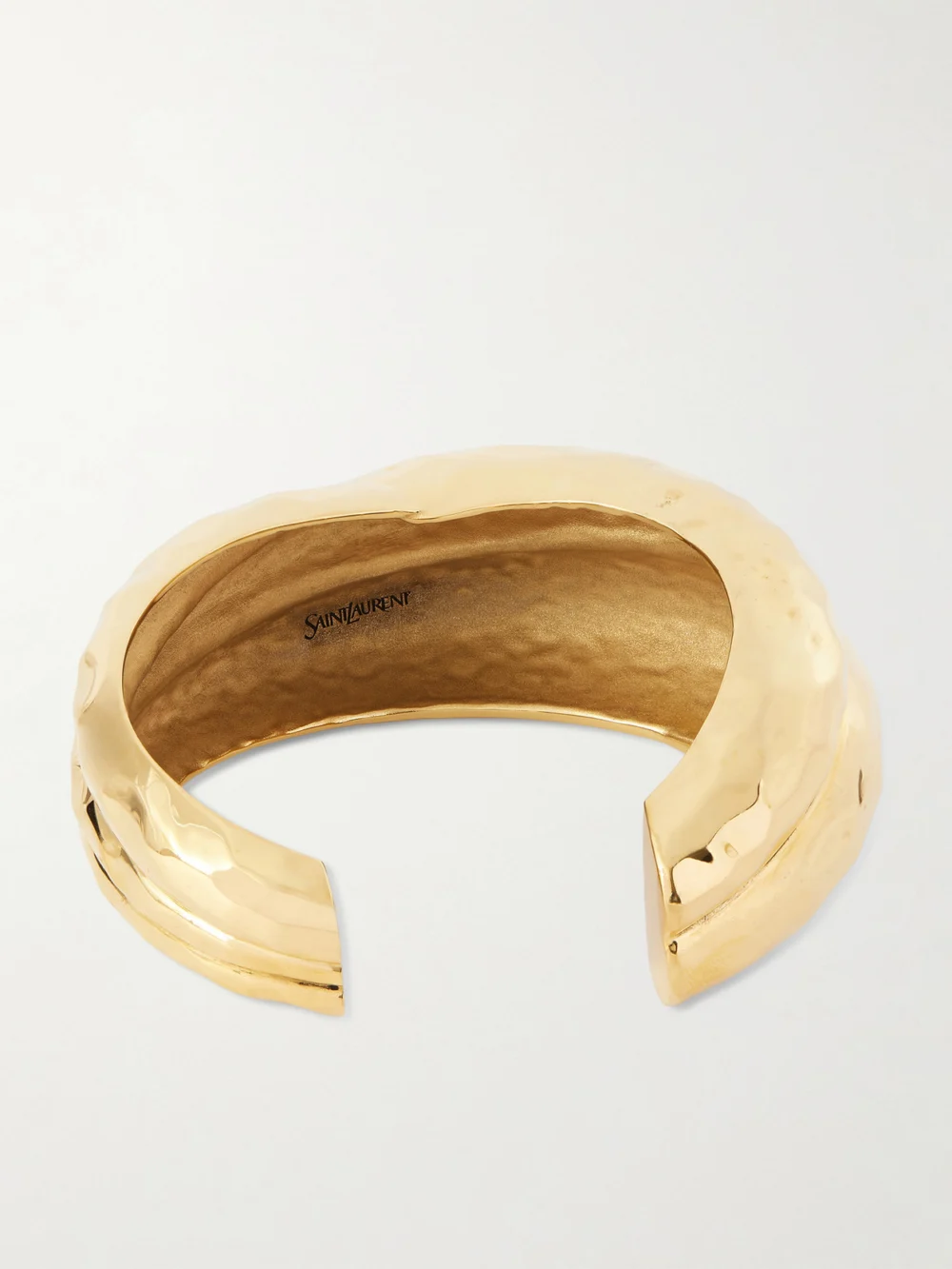 Back view of the Saint Laurent Gold-tone Cuff