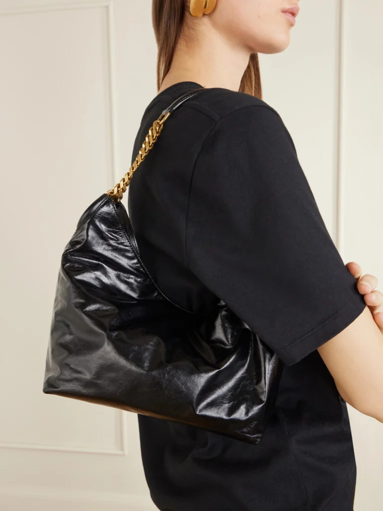 Saint Laurent Hortense Leather Shoulder Bag