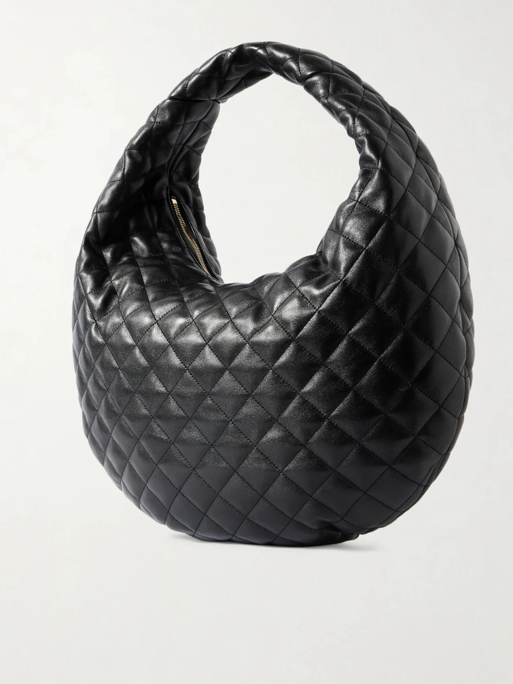 Back view of the Saint Laurent Icare Matelassé Leather Tote