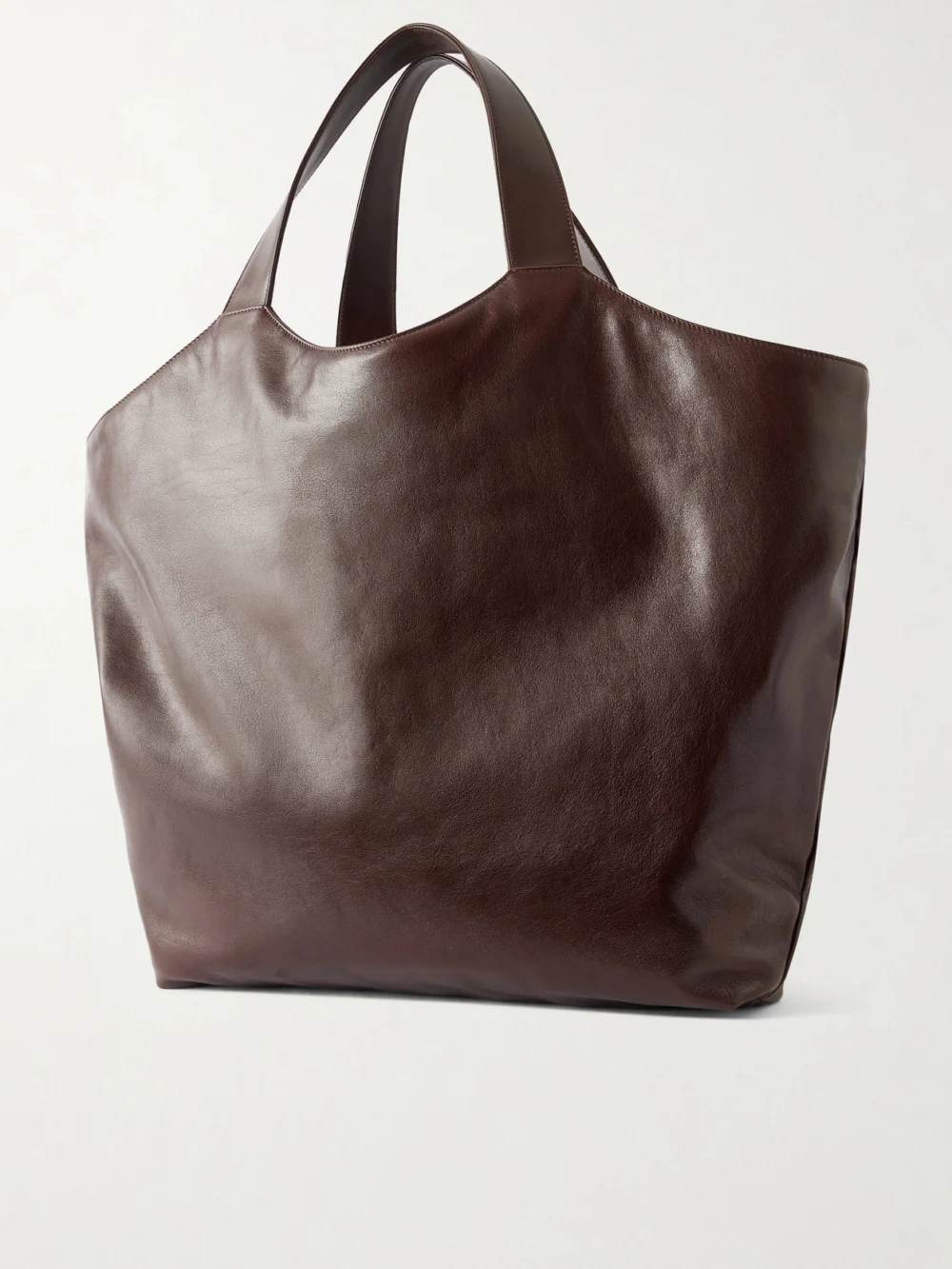 Back view of the Saint Laurent Icare Maxi Suede Tote