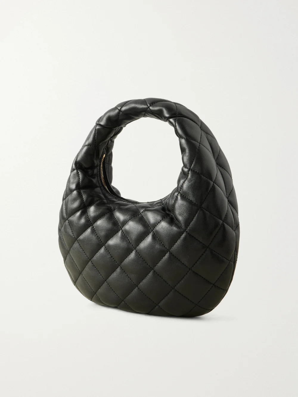 Back view of the Saint Laurent Icarino Matelassé Leather Tote