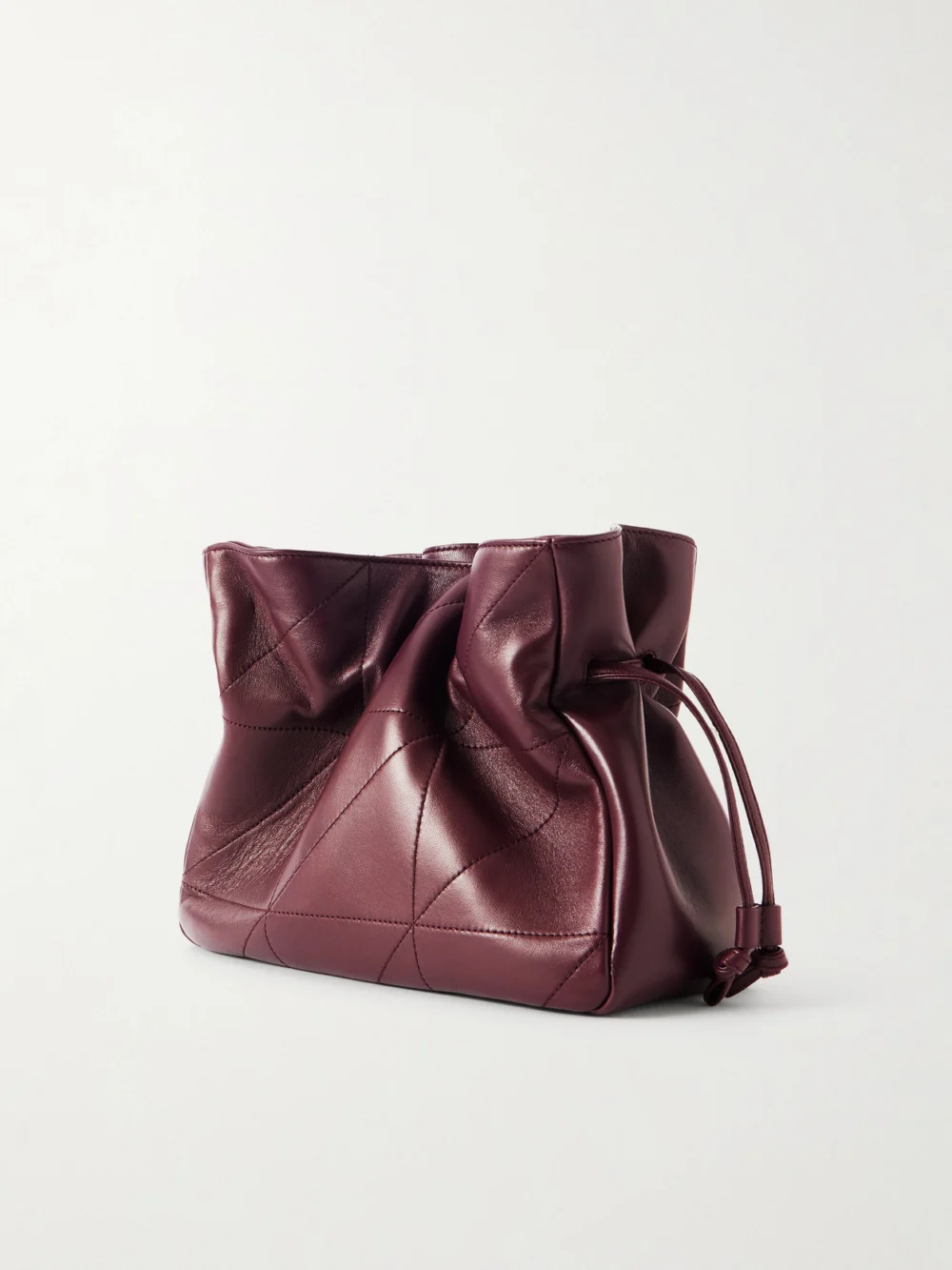 Back view of the Saint Laurent Jamie Quilted Leather Shoulder Bag