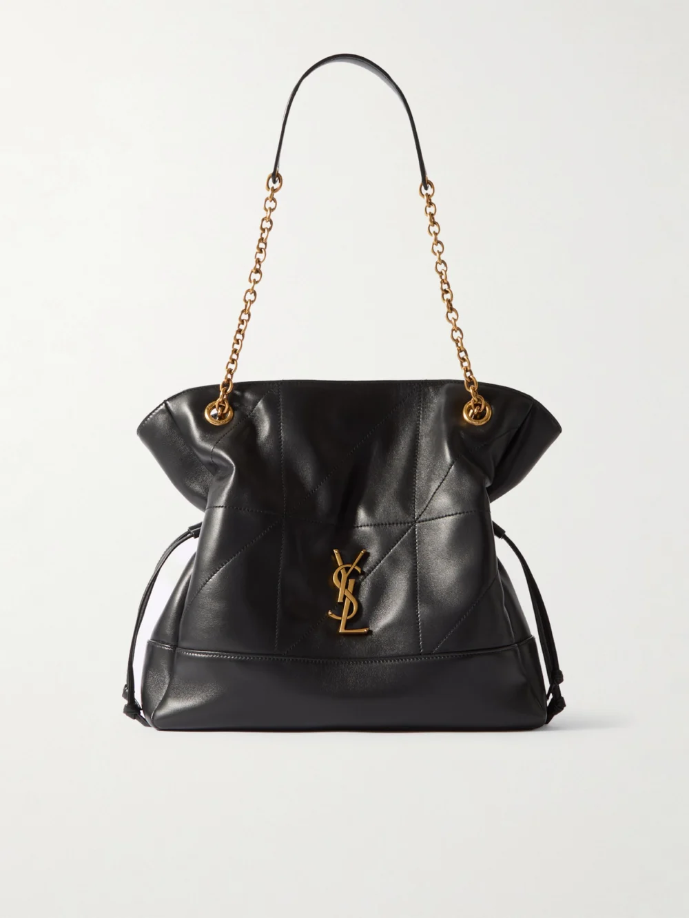 Saint Laurent Jamie Shopping Small Quilted Leather Shoulder Bag in black