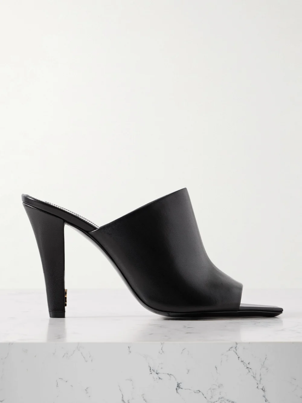 Saint Laurent Jill Leather Mules in black