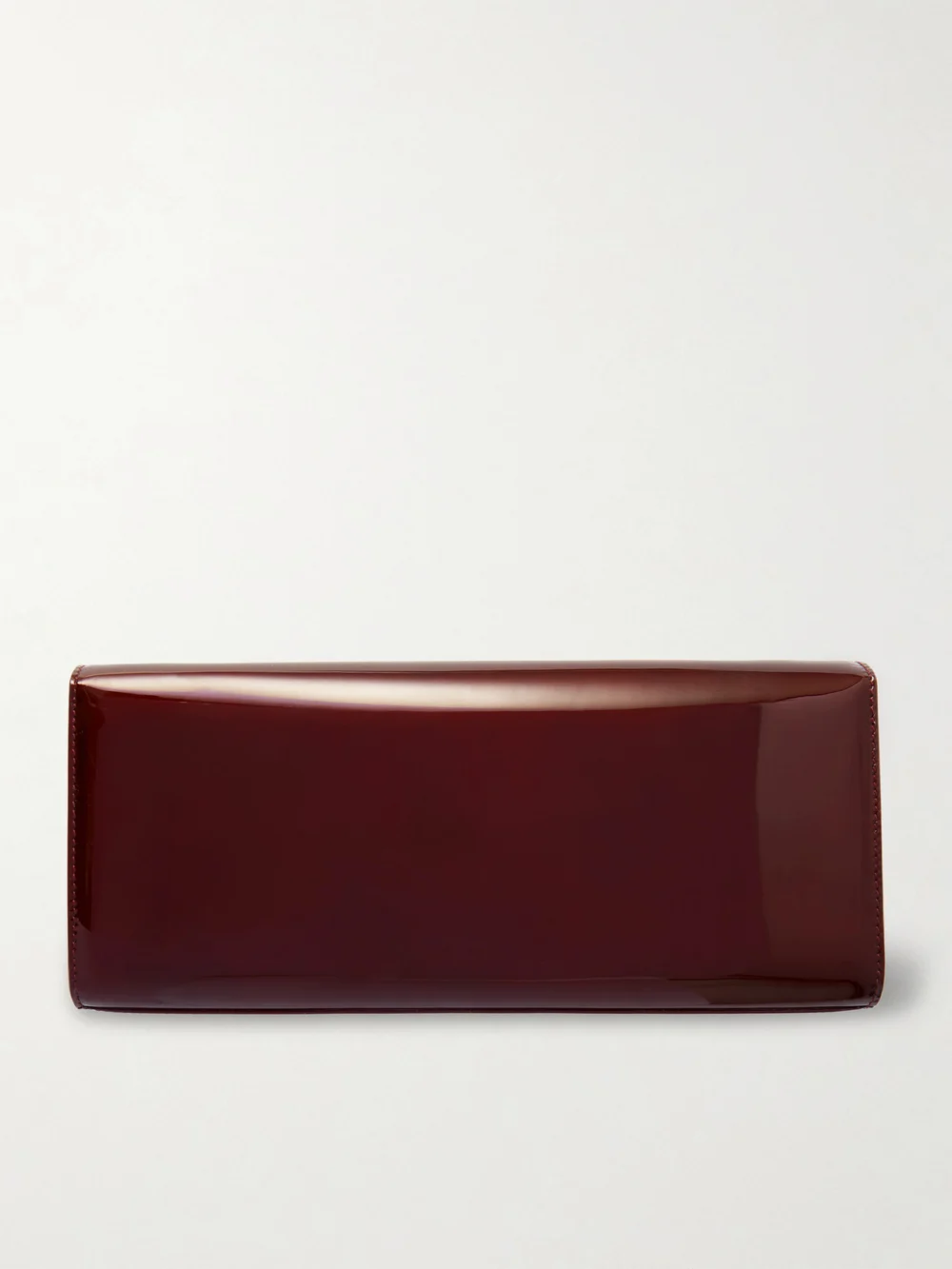 Back view of the Saint Laurent Kate Patent-leather Clutch
