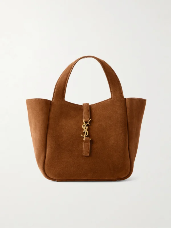 Saint Laurent Le 5 À 7 Baby Bea Suede Top-handle Bag