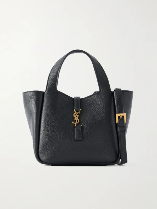 Saint Laurent Le 5 À 7 Bea Baby Leather Top-handle Bag