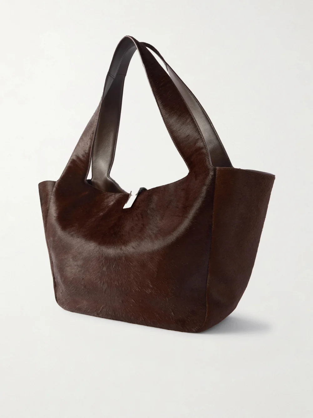 Back view of the Saint Laurent Le 5 À 7 Bea Pony Hair Tote