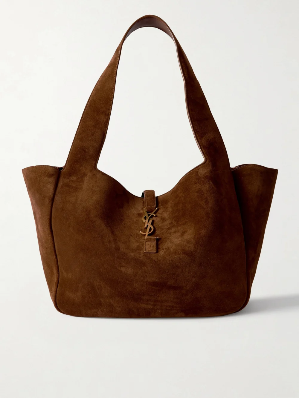 Saint Laurent Le 5 À 7 Bea Suede Tote in brown