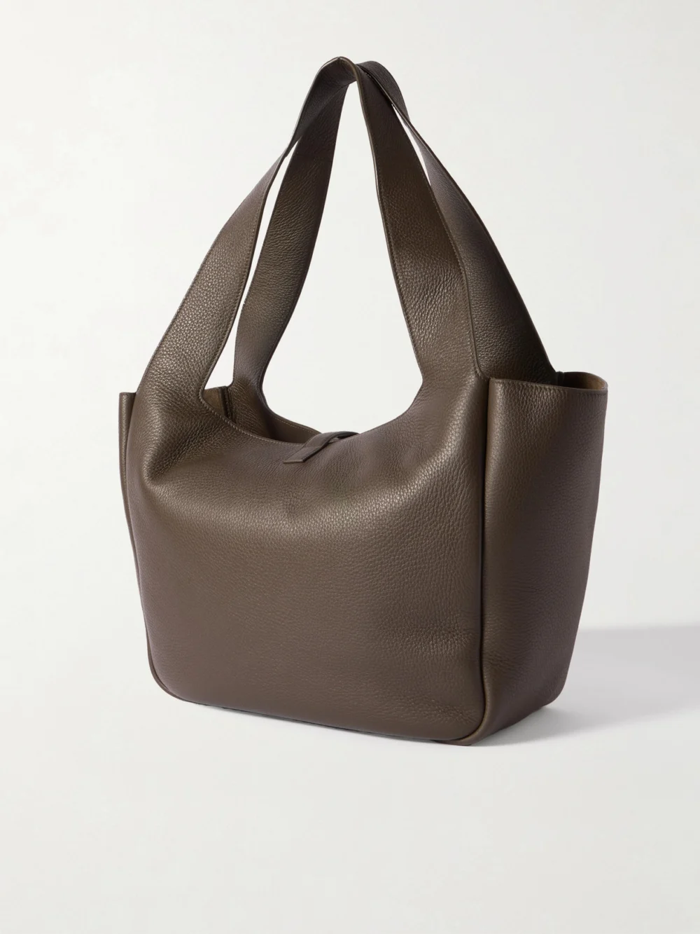 Back view of the Saint Laurent Le 5 À 7 Bea Textured-leather Tote