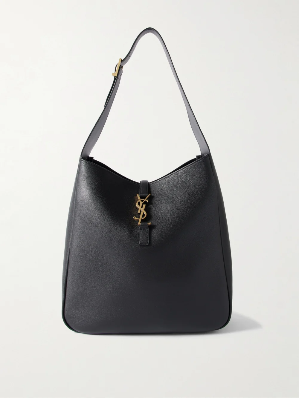 Saint Laurent Le 5 À 7 Large Leather Shoulder Bag in black