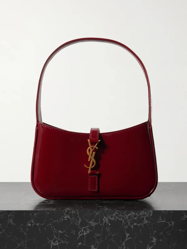 Saint Laurent Le 5 À 7 Mini Patent-leather Shoulder Bag