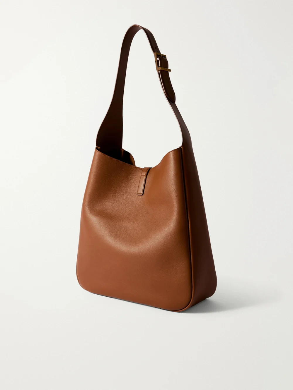 Back view of the Saint Laurent Le 5 À 7 Supple Large Leather Shoulder Bag