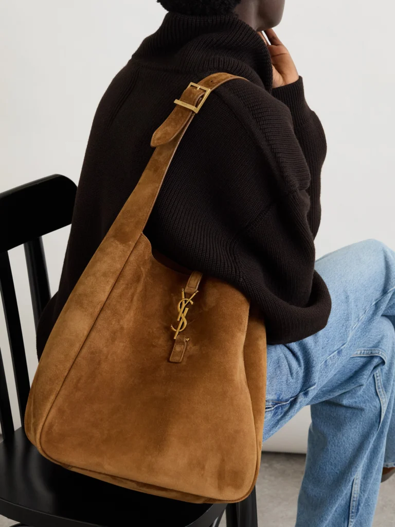 Saint Laurent Le 5 À 7 Supple Large Suede Shoulder Bag