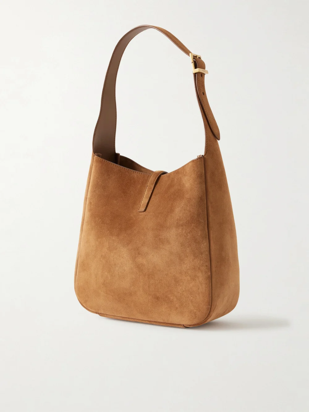 Back view of the Saint Laurent Le 5 À 7 Supple Suede Bag
