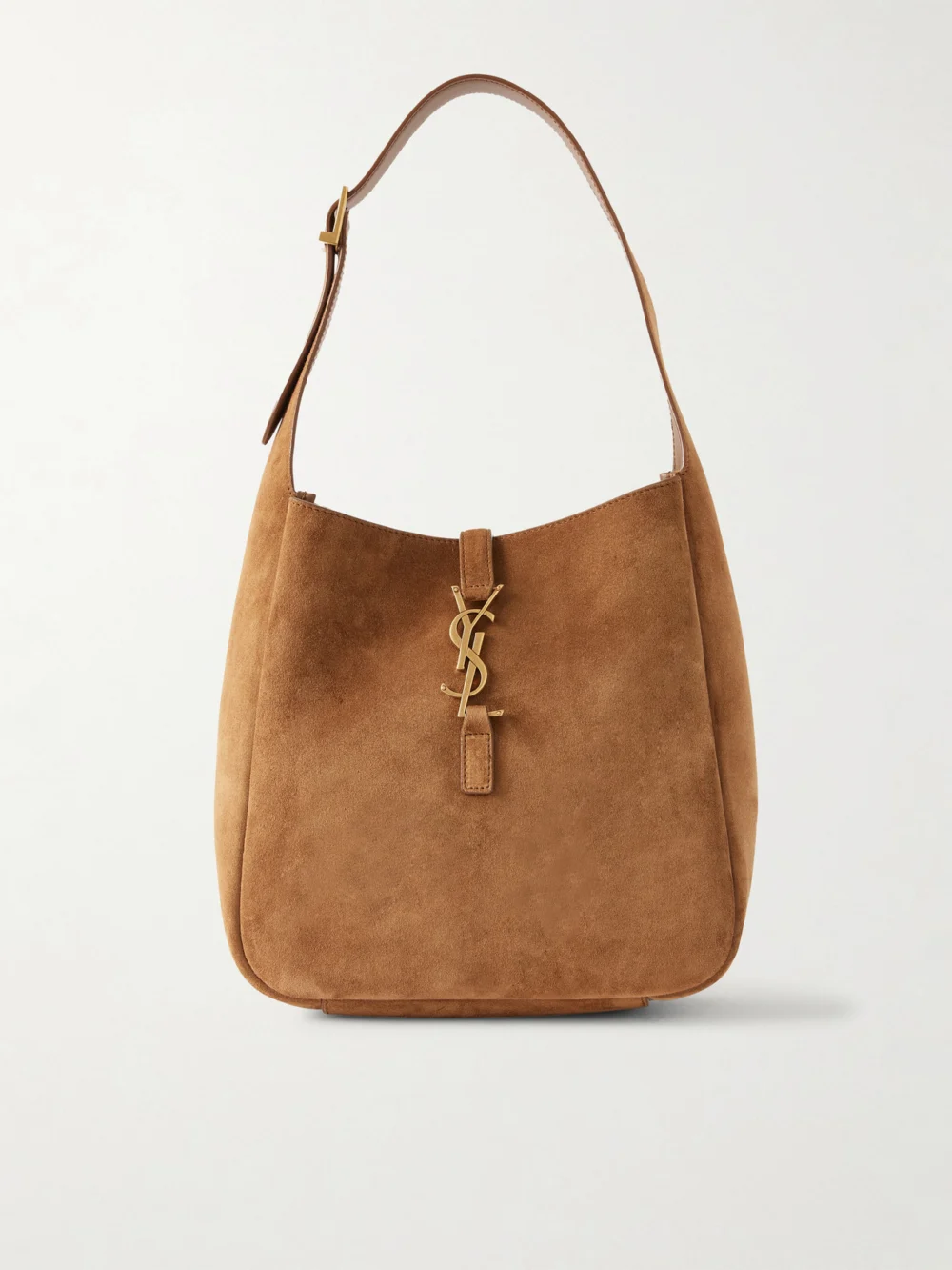 Saint Laurent Le 5 À 7 Supple Suede Bag in orange