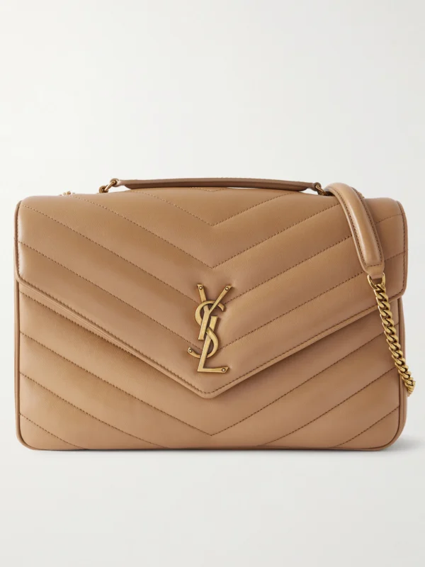 Saint Laurent Loulou Large Matelassé Leather Shoulder Bag