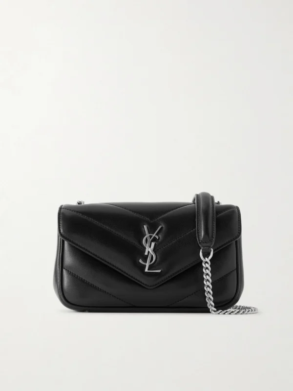 Saint Laurent Loulou Mini Matelassé Leather Shoulder Bag