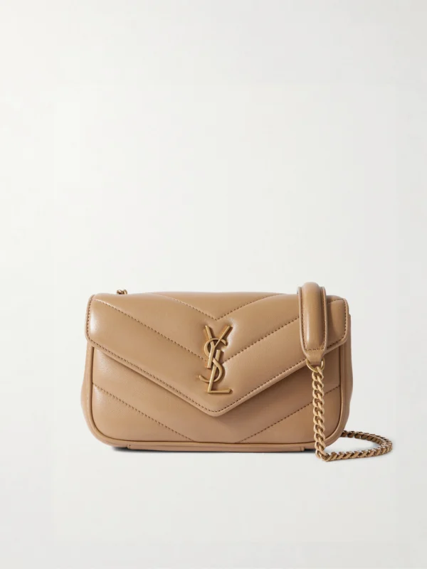 Saint Laurent Loulou Mini Matelassè Leather Shoulder Bag