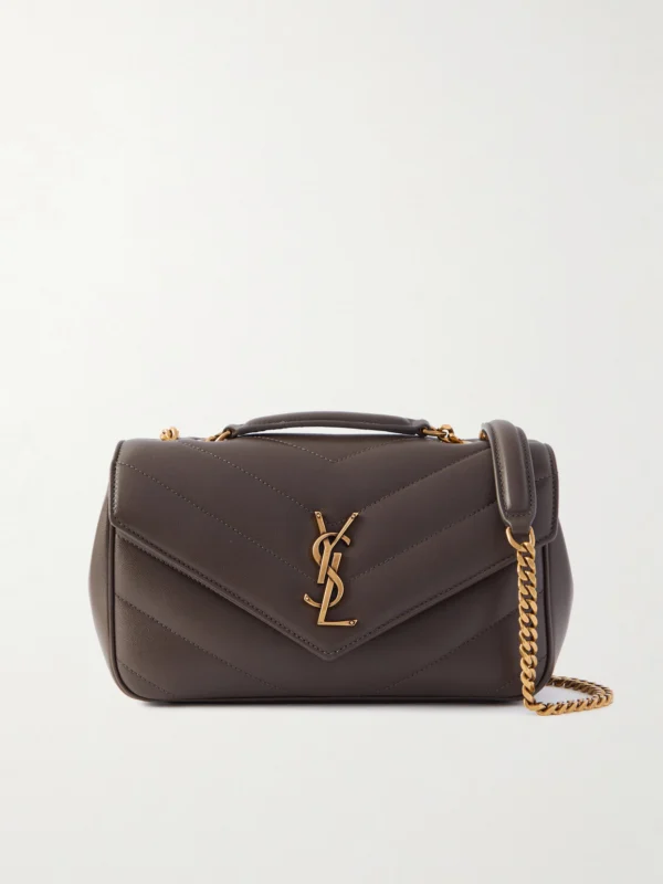 Saint Laurent Loulou Small Matelassé Leather Shoulder Bag