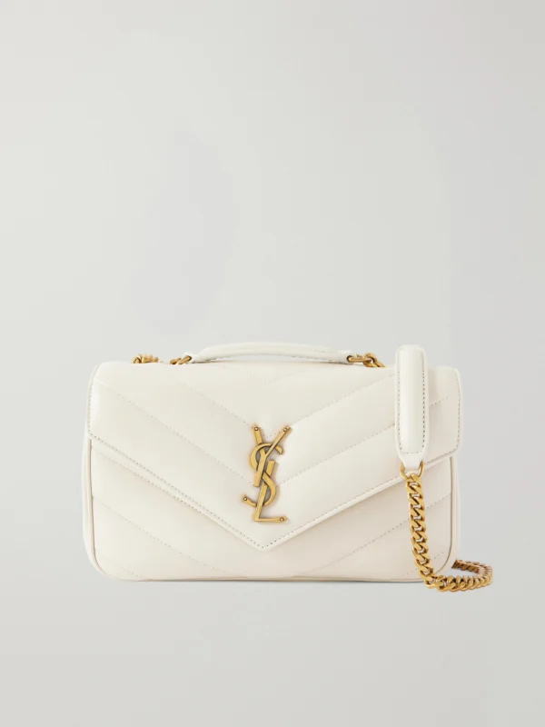 Saint Laurent Loulou Small Matelassé Leather Shoulder Bag