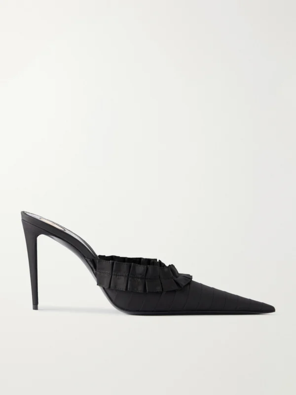 Saint Laurent Madeleine 95 Taffeta Pumps