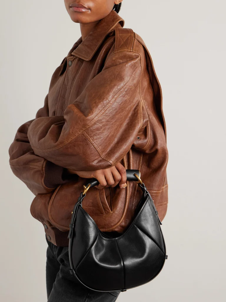 Saint Laurent Mombasa Small Leather Tote