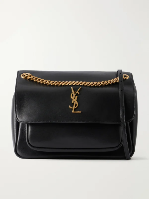 Saint Laurent Niki Medium Cassandre-embellished Leather Shoulder Bag
