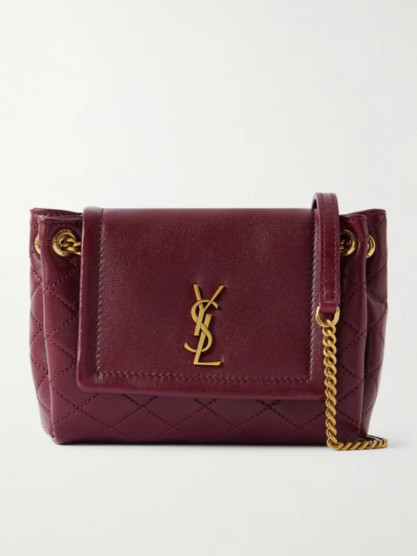 Saint Laurent Nolita Mini Quilted Leather Shoulder Bag