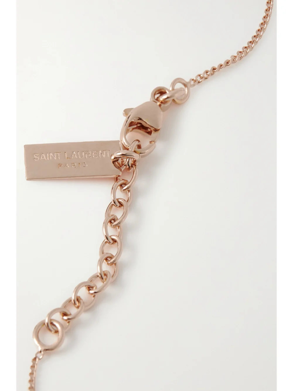 Back view of the Saint Laurent Rose Gold-tone Bracelet