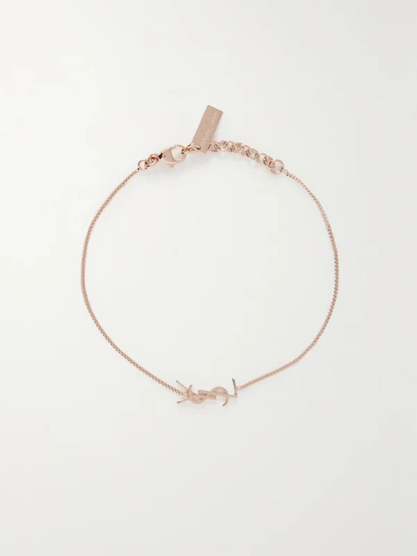 Saint Laurent Rose Gold-tone Bracelet