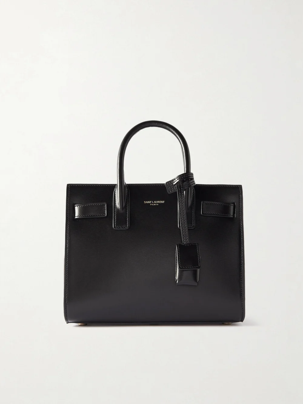 Saint Laurent Sac De Jour Nano Leather Top-handle Bag in black