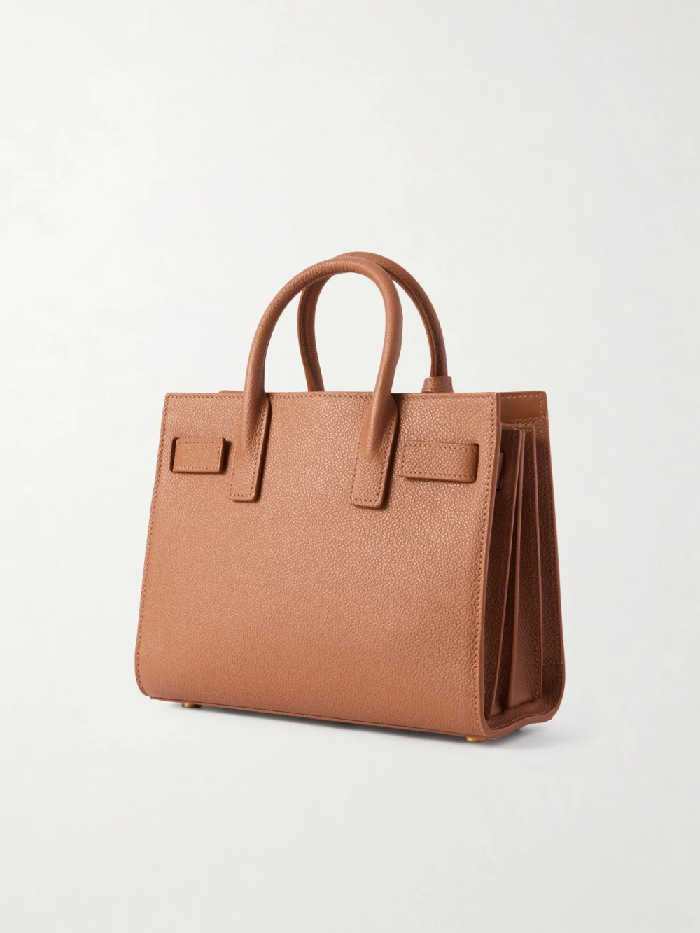 Back view of the Saint Laurent Sac De Jour Nano Textured-leather Tote