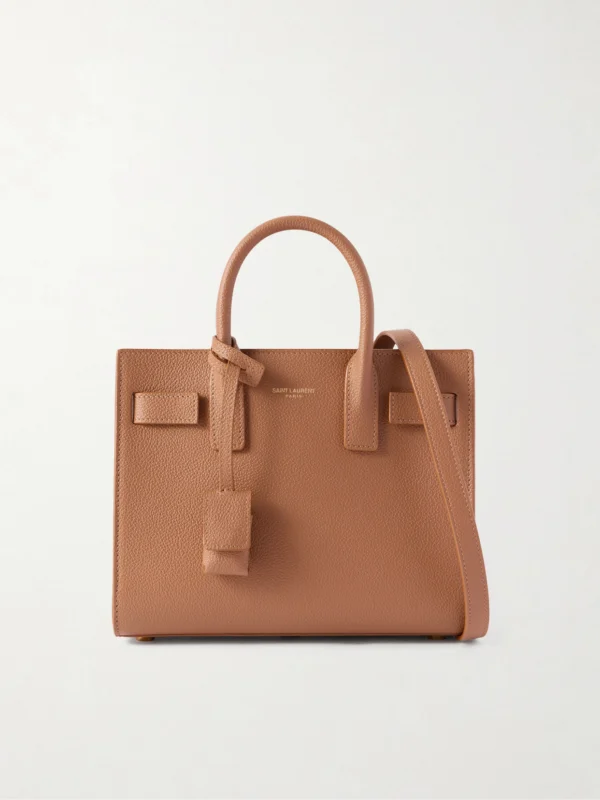Saint Laurent Sac De Jour Nano Textured-leather Tote