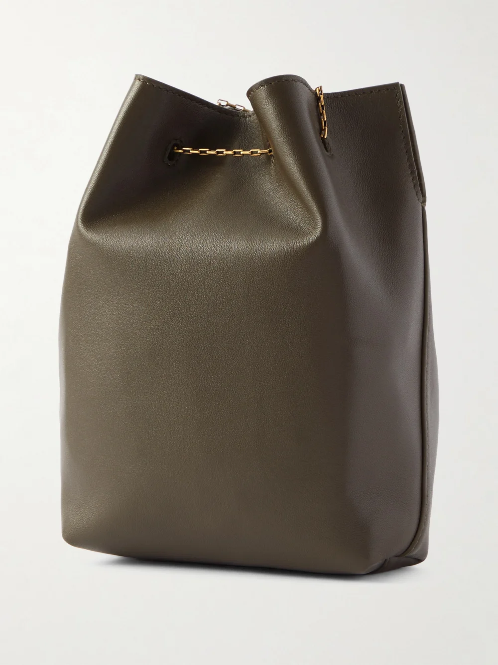 Back view of the Saint Laurent Sintra Sport Leather Shoulder Bag