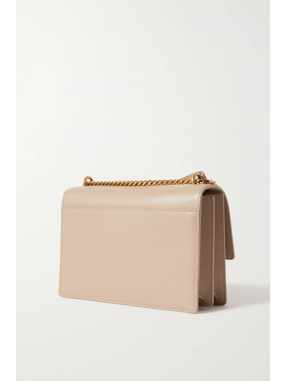 Back view of the Saint Laurent Sunset Medium Leather Shoulder Bag