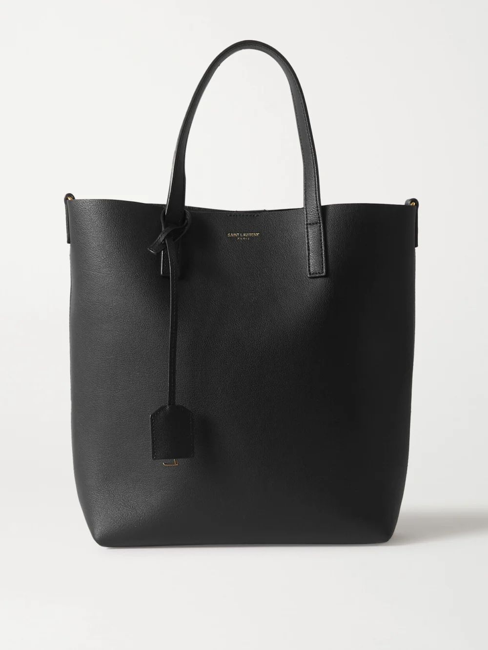 Saint Laurent Toy North/south Leather Tote in black