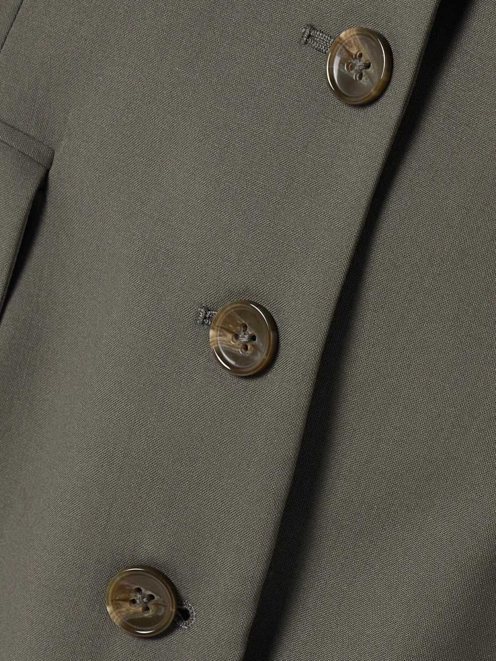 Close-up detail of the Salon 1884 Kaito Wool Halterneck Top