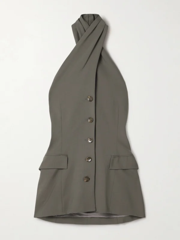 Salon 1884 Kaito Wool Halterneck Top