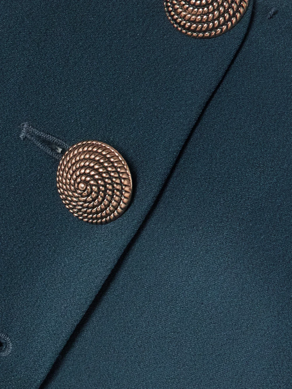Close-up detail of the Saloni Clementine Off-the-shoulder Embellished Cady Midi Dress