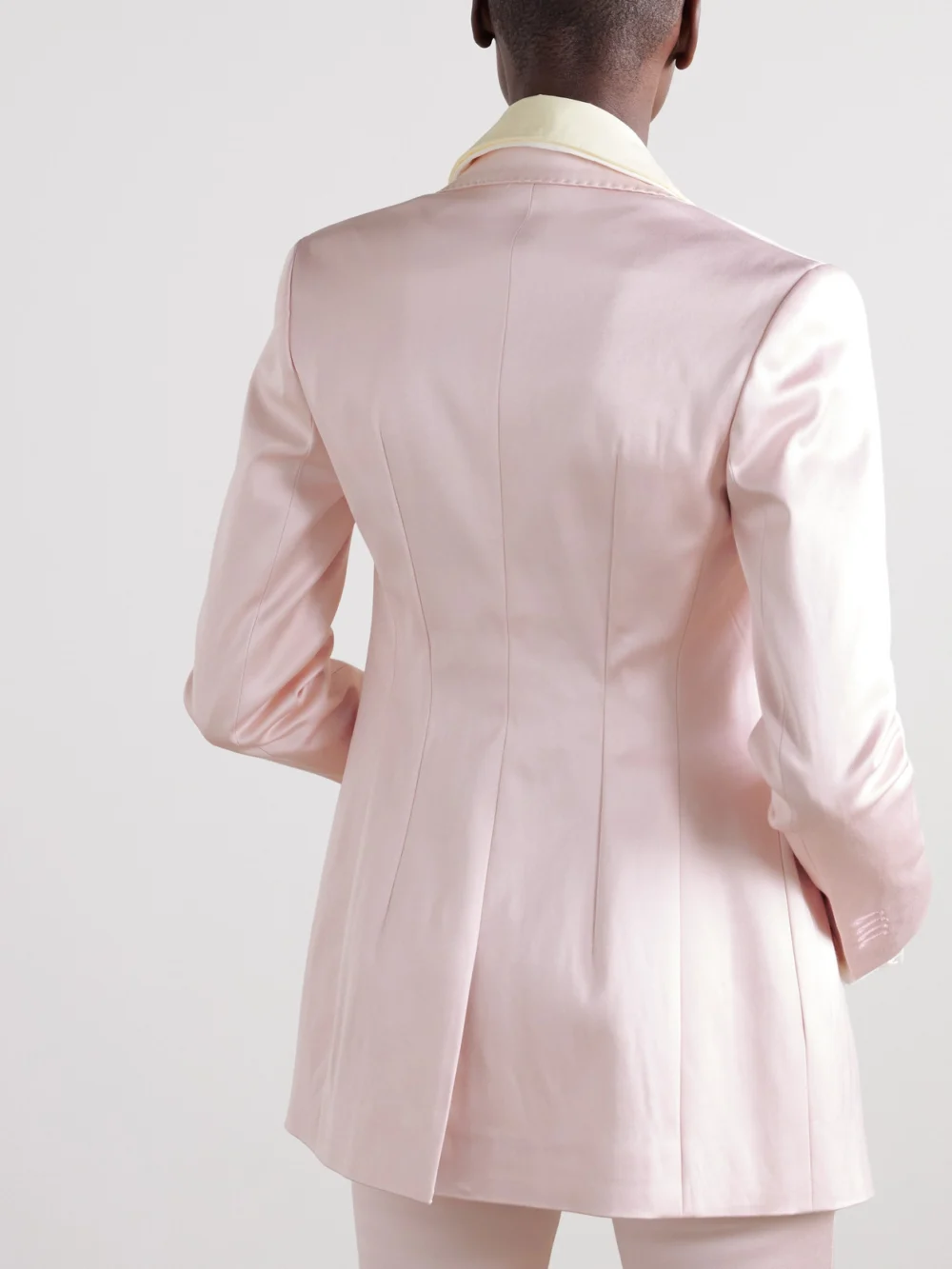 Back view of the Sasuphi Bea Silk-blend Blazer
