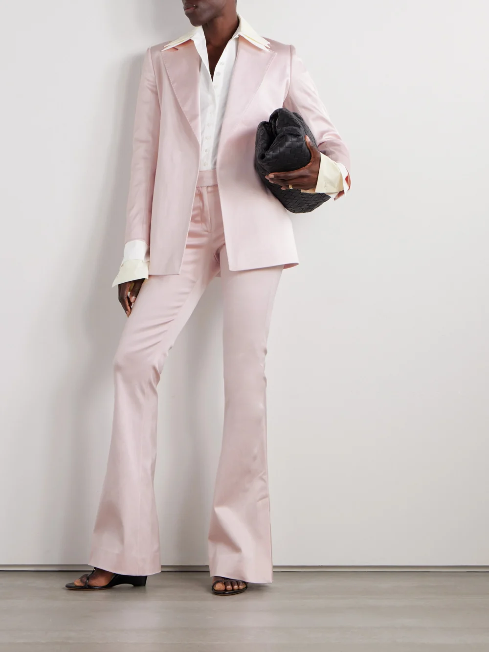 Sasuphi Bea Silk-blend Blazer, worn by a model