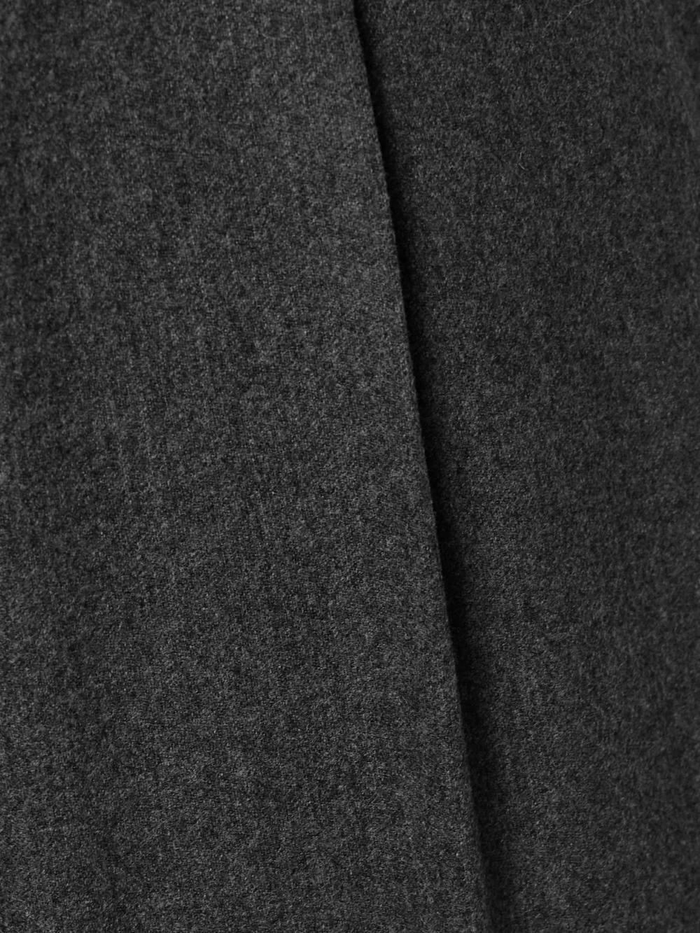 Close-up detail of the Sasuphi Bogart Pleated Wool-blend Flannel Wide-leg Pants