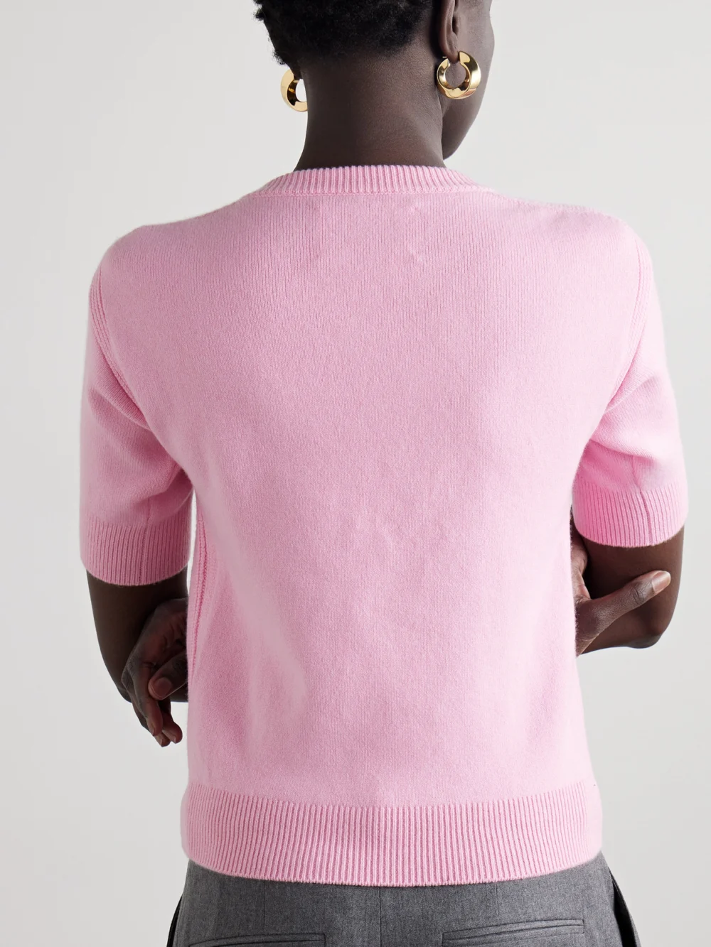 Back view of the Sasuphi Cashmere Sweater