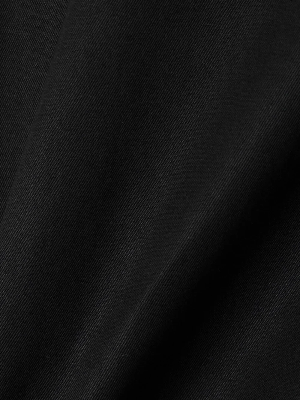 Close-up detail of the Sasuphi Elettra Cotton-twill Wide-leg Pants